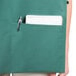 Intedge Hunter Green Adjustable Poly-Cotton Cobbler Apron with 2 Pockets - 29 Intedge Hunter Green Adjustable Poly-Cotton Cobbler Apron with 2 Pockets - 29