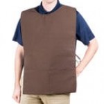 Intedge Hunter Green Adjustable Poly-Cotton Cobbler Apron with 2 Pockets - 29 Intedge Hunter Green Adjustable Poly-Cotton Cobbler Apron with 2 Pockets - 29