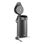 Acopa 2.5 Liter Stainless Steel Lined Matte Black Airpot with Push Button Acopa 2.5 Liter Stainless Steel Lined Matte Black Airpot with Push Button