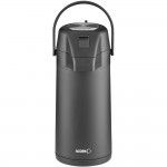 Acopa 2.5 Liter Stainless Steel Lined Matte Black Airpot with Push Button Acopa 2.5 Liter Stainless Steel Lined Matte Black Airpot with Push Button