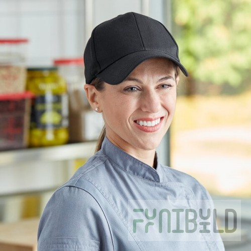Choice Black Customizable 6-Panel Cap