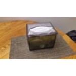 San Jamar H4005TBK Venue Tabletop Fullfold Napkin Dispenser
