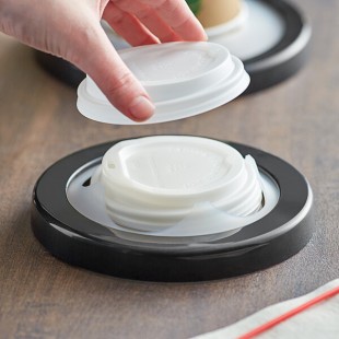 San Jamar EZ-Fit® In-Counter Lid Dispenser for 3 3/4 San Jamar EZ-Fit® In-Counter Lid Dispenser for 3 3/4