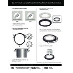 San Jamar EZ-Fit® In-Counter Lid Dispenser for 3 3/4