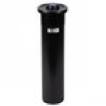 San Jamar C2410CBK EZ-Fit® In-Counter 8 - 46 oz. Cup Dispenser with Black Gasket - 23 1/4
