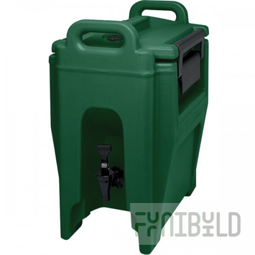 Cambro UC250519 Ultra Camtainer® 2.75 Gallon Kentucky Green Insulated Beverage Dispenser