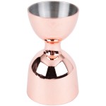 Barfly® M37006CP 1 oz. & 2 oz. Copper-Plated Heavy-Duty Straight Rim Bell Jigger Barfly® M37006CP 1 oz. & 2 oz. Copper-Plated Heavy-Duty Straight Rim Bell Jigger