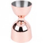 Barfly® M37006CP 1 oz. & 2 oz. Copper-Plated Heavy-Duty Straight Rim Bell Jigger Barfly® M37006CP 1 oz. & 2 oz. Copper-Plated Heavy-Duty Straight Rim Bell Jigger