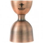 Barfly® M37006CP 1 oz. & 2 oz. Copper-Plated Heavy-Duty Straight Rim Bell Jigger Barfly® M37006CP 1 oz. & 2 oz. Copper-Plated Heavy-Duty Straight Rim Bell Jigger