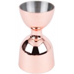 Barfly® M37006CP 1 oz. & 2 oz. Copper-Plated Heavy-Duty Straight Rim Bell Jigger Barfly® M37006CP 1 oz. & 2 oz. Copper-Plated Heavy-Duty Straight Rim Bell Jigger