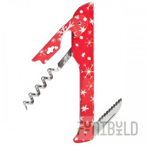 Franmara 2026 Hugger Designer Collection Waiter's Corkscrew with Snowflakes Decal