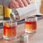 Acopa 8 oz. Stainless Steel 3-Piece Cobbler Cocktail Shaker