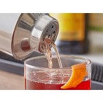 Acopa 8 oz. Stainless Steel 3-Piece Cobbler Cocktail Shaker