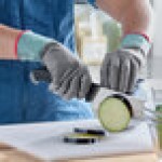 Armor Guys Kyorene Pro 20-049-L Gray 15 Gauge Graphene A4 Cut-Resistant Food-Safe Glove - Large - Pair