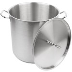 Vollrath 3509 Optio 38 Qt. Stainless Steel Stock Pot with Cover Vollrath 3509 Optio 38 Qt. Stainless Steel Stock Pot with Cover