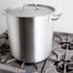 Vollrath 3509 Optio 38 Qt. Stainless Steel Stock Pot with Cover Vollrath 3509 Optio 38 Qt. Stainless Steel Stock Pot with Cover