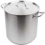 Vollrath 3509 Optio 38 Qt. Stainless Steel Stock Pot with Cover Vollrath 3509 Optio 38 Qt. Stainless Steel Stock Pot with Cover