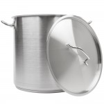 Vollrath 3509 Optio 38 Qt. Stainless Steel Stock Pot with Cover Vollrath 3509 Optio 38 Qt. Stainless Steel Stock Pot with Cover