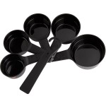 OXO 11110901 Good Grips 1/4 to 1 Cup 6-Piece Black Measuring Cup Set OXO 11110901 Good Grips 1/4 to 1 Cup 6-Piece Black Measuring Cup Set