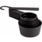 OXO 11110901 Good Grips 1/4 to 1 Cup 6-Piece Black Measuring Cup Set OXO 11110901 Good Grips 1/4 to 1 Cup 6-Piece Black Measuring Cup Set