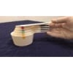 OXO 11110901 Good Grips 1/4 to 1 Cup 6-Piece Black Measuring Cup Set OXO 11110901 Good Grips 1/4 to 1 Cup 6-Piece Black Measuring Cup Set