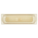 Vollrath 9054410 Super Pan® 1/2 Size Long Amber High Heat Plastic Food Pan - 4 Vollrath 9054410 Super Pan® 1/2 Size Long Amber High Heat Plastic Food Pan - 4