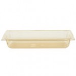 Vollrath 9054410 Super Pan® 1/2 Size Long Amber High Heat Plastic Food Pan - 4 Vollrath 9054410 Super Pan® 1/2 Size Long Amber High Heat Plastic Food Pan - 4