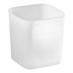 Carlisle 8 Qt. Square Polyethylene White Food Storage Container Carlisle 8 Qt. Square Polyethylene White Food Storage Container