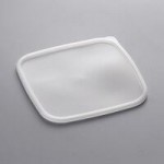 Carlisle 8 Qt. Square Polyethylene White Food Storage Container Carlisle 8 Qt. Square Polyethylene White Food Storage Container
