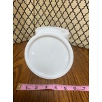 Choice 12, 18, and 22 Qt. White Round Polypropylene Food Storage Container Lid Choice 12, 18, and 22 Qt. White Round Polypropylene Food Storage Container Lid