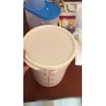 Choice 12, 18, and 22 Qt. White Round Polypropylene Food Storage Container Lid Choice 12, 18, and 22 Qt. White Round Polypropylene Food Storage Container Lid