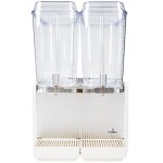 Crathco D25-4 Classic Bubbler Series Double 5 Gallon Bowl High Impact Plastic Refrigerated Beverage Dispenser Crathco D25-4 Classic Bubbler Series Double 5 Gallon Bowl High Impact Plastic Refrigerated Beverage Dispenser