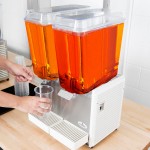 Crathco D25-4 Classic Bubbler Series Double 5 Gallon Bowl High Impact Plastic Refrigerated Beverage Dispenser Crathco D25-4 Classic Bubbler Series Double 5 Gallon Bowl High Impact Plastic Refrigerated Beverage Dispenser