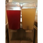 Crathco D25-4 Classic Bubbler Series Double 5 Gallon Bowl High Impact Plastic Refrigerated Beverage Dispenser Crathco D25-4 Classic Bubbler Series Double 5 Gallon Bowl High Impact Plastic Refrigerated Beverage Dispenser