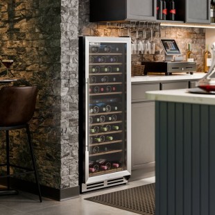 AvaValley WRC-128-DZ Dual Temperature Full Glass Door Commercial Wine Cooler AvaValley WRC-128-DZ Dual Temperature Full Glass Door Commercial Wine Cooler