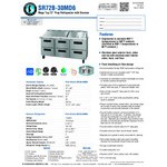 Hoshizaki SR72B-30MD6 Steelheart 72