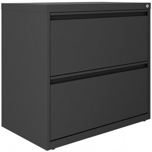 Scratch and Dent Hirsh 24084 SOHO Charcoal Two-Drawer Lateral 101 File Cabinet - 30 Scratch and Dent Hirsh 24084 SOHO Charcoal Two-Drawer Lateral 101 File Cabinet - 30
