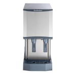 Scratch and Dent Scotsman HID312AX-1A Meridian® Air-Cooled Countertop Nugget Ice Machine and Water Dispenser with Hands-Free Dispensing - 12 lb. Bin Capacity