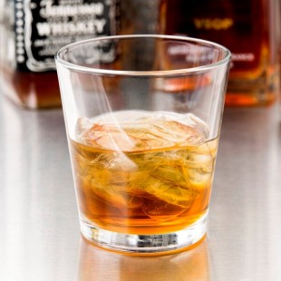 Libbey 15766 Restaurant Basics 9 oz. Customizable Stackable Rocks / Old Fashioned Glass - 24/Case