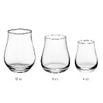Acopa 4 oz. Customizable Whiskey Tasting / Tulip Glass - 12/Case