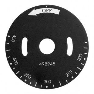 Vulcan 00-498945 Dial Plate