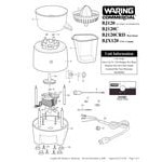 Waring 004090 Replacement Black Rubber Blender Foot - 1 Waring 004090 Replacement Black Rubber Blender Foot - 1
