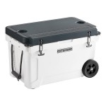 CaterGator CG45PAW Panda 45 Qt. Mobile Rotomolded Outdoor Cooler / Ice Chest