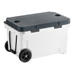CaterGator CG45PAW Panda 45 Qt. Mobile Rotomolded Outdoor Cooler / Ice Chest