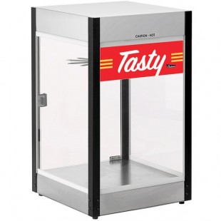 Cretors RCACT-X Rotating Churro Display Cabinet with Tasty Decal Cretors RCACT-X Rotating Churro Display Cabinet with Tasty Decal
