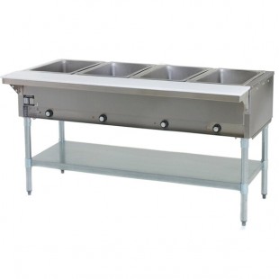 Eagle Group SHT4 Steam Table - Four Pan - Sealed Well, 240V Eagle Group SHT4 Steam Table - Four Pan - Sealed Well, 240V
