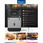 Pratica FIT-101-1-BL Fit Express Electric Ventless Black Stainless Steel High-Speed Oven - 208/240V, 1 Phase