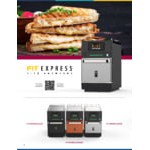 Pratica FIT-101-1-BL Fit Express Electric Ventless Black Stainless Steel High-Speed Oven - 208/240V, 1 Phase