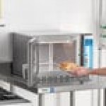 Solwave Ameri-Series Medium-Duty Stainless Steel Commercial Microwave with Push Button Controls - 208/240V, 2,100W Solwave Ameri-Series Medium-Duty Stainless Steel Commercial Microwave with Push Button Controls - 208/240V, 2,100W