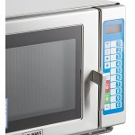 Solwave Ameri-Series Medium-Duty Stainless Steel Commercial Microwave with Push Button Controls - 208/240V, 2,100W Solwave Ameri-Series Medium-Duty Stainless Steel Commercial Microwave with Push Button Controls - 208/240V, 2,100W